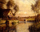 Louis Aston Knight Old Mill in Normandy painting